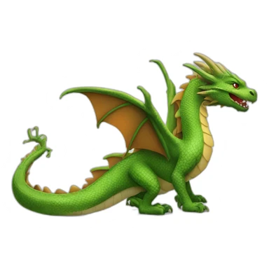 Dragon très réaliste sticker