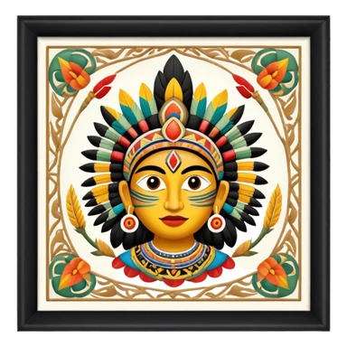 Cultura huari - arte pre incaico sticker