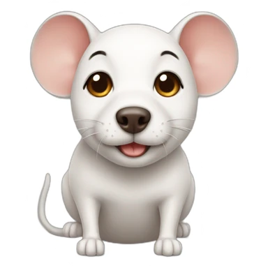 MOUSE WITH A DOG'S BODY sticker