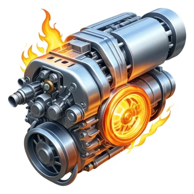 sorayama plasma engine fire sticker