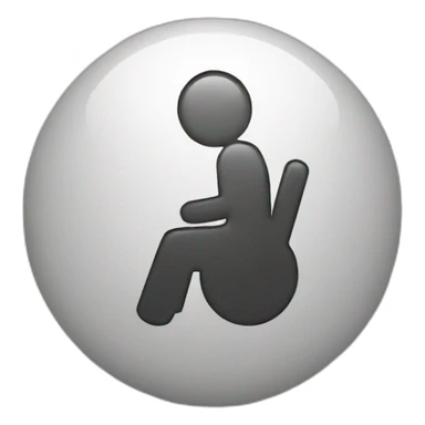 Handicap invisible sticker