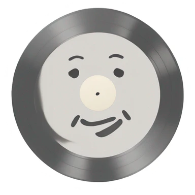 white label vinyl record sticker