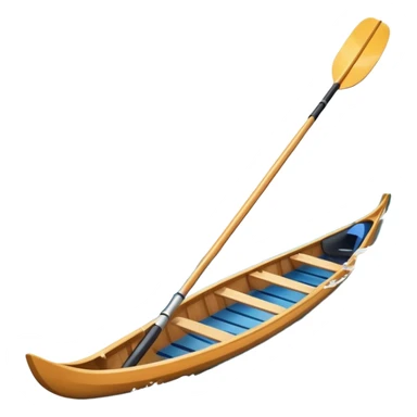 An icon showing a close-up of crossed oars, a sleek racing shell, and rippling water, symbolizing rowing. The design includes droplets in motion and a streamlined boat tip cutting through waves. Transparent background emphasizes strength, precision, and the spirit of competitive rowing sticker