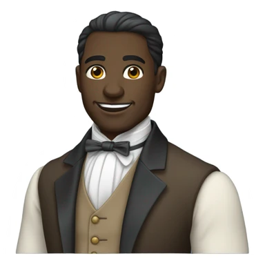 1800 clothes black gay guy mid 30s sticker