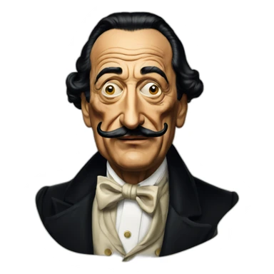 Salvadore dali sticker