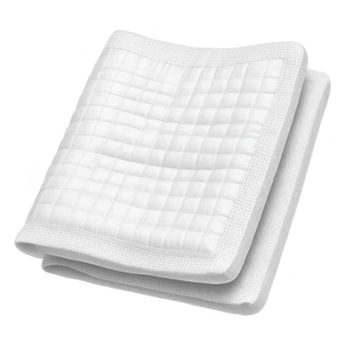 folded clean gauze pad sticker