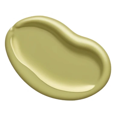 Pale olive cream swatch smear sticker