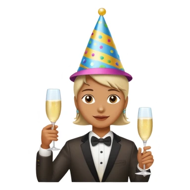 Word: "Years Old" for person in discord emoji style sticker
