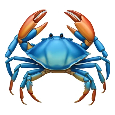 Blue crab sticker