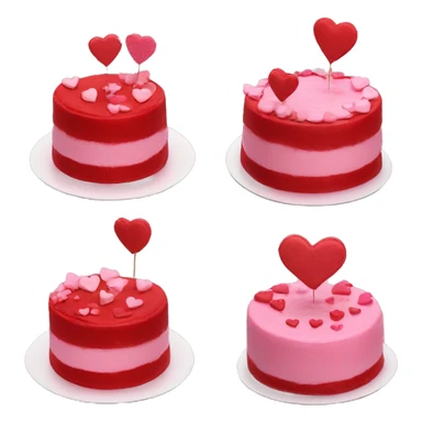 valentine’s day cake sticker