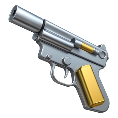 machine gun shooting sticker