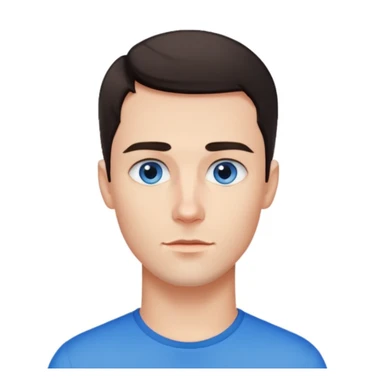 Man with perfect jawline sticker