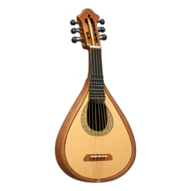 arabian oud instrument sticker