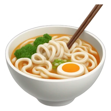 udon with soup sticker