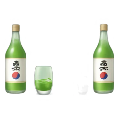 korean soju sticker