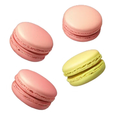 Macaron bule sticker