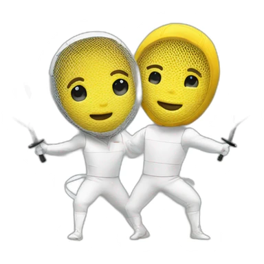 olympics fencing sticker