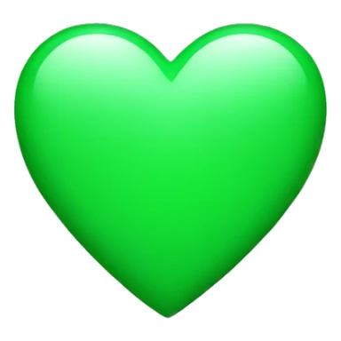iphone green heart sticker