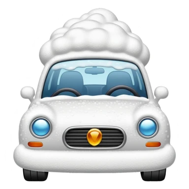 car with foam sticker