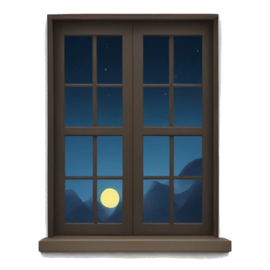 window to night sticker