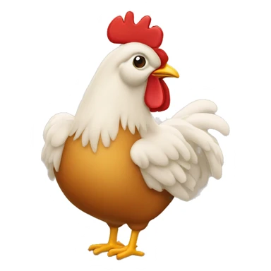 Un burgeur au poulet  sticker