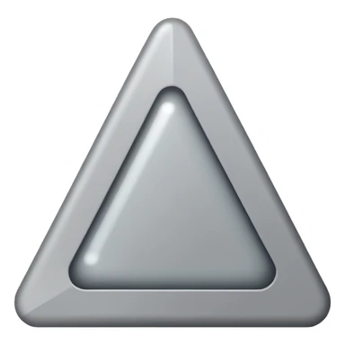 iOS style emoji, minimal summoning symbol, three dots triangle sticker