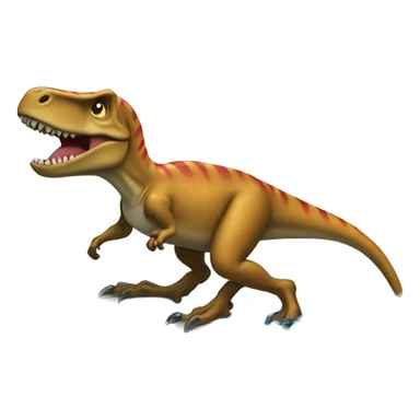 Trex riding a surfboard sticker