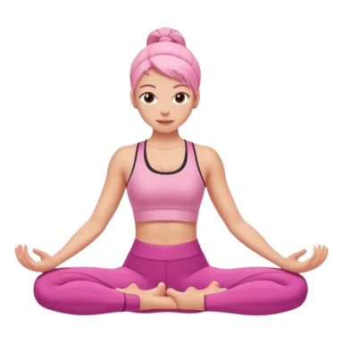 pink pilates sticker