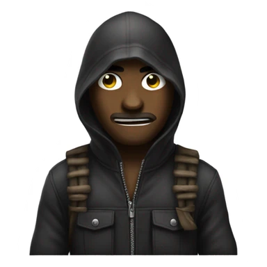 Man robber emoji  sticker