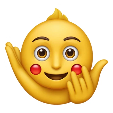 haz un emoji muy enojado mirandome con una mano delante que con dos dedos segnale los ojos, un dedo a ojo sticker
