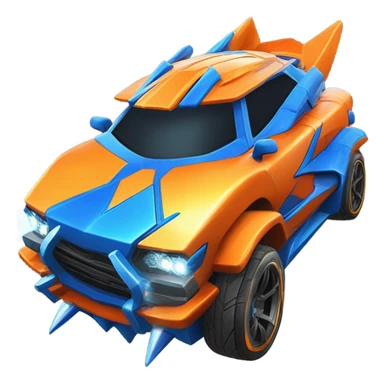 Goku as a rocket league car sticker