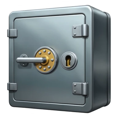 locked bank vault sticker
