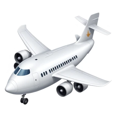 A goose-shaped airplane with wings like a goose but the body of an aircraft sticker