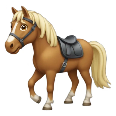 Cheval qui cabre sticker