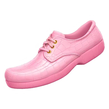 Light pink croc shoe sticker