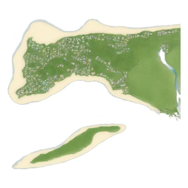 Outline of Nantucket Island, Massachusetts  sticker