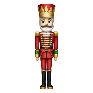 christmas nutcracker full body sticker
