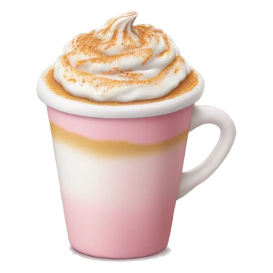 Light pink pumpkin latte in Sprinkling sticker