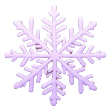 pastel pink snowflake  sticker