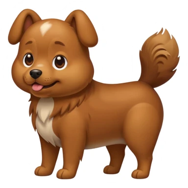 perro cagando  sticker