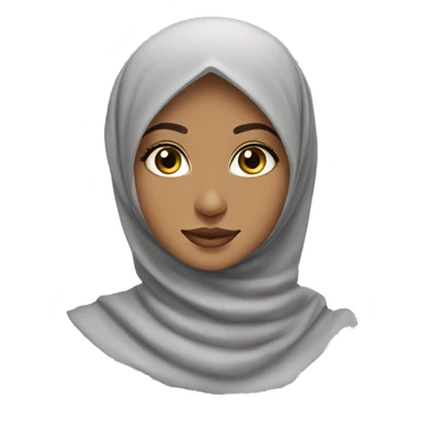 Beautiful Hijabi girl sticker