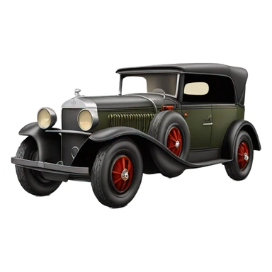  1930 hot rod WW1 Mercedes German Staff Car sticker