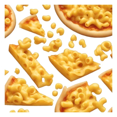 mac and cheese on pizza sticker