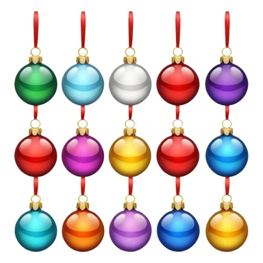 Christmas decorations sticker