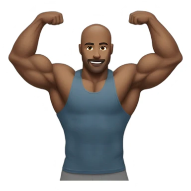 man doing triceps sticker