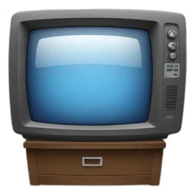 commercial television sticker