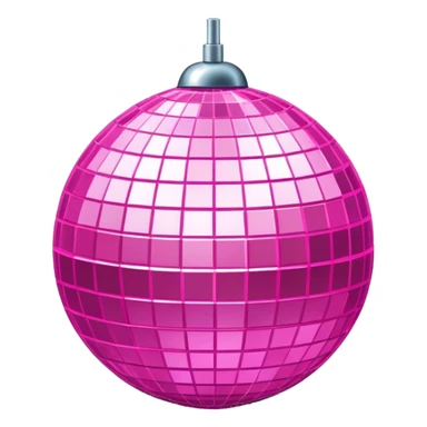 Disco ball in pink sticker