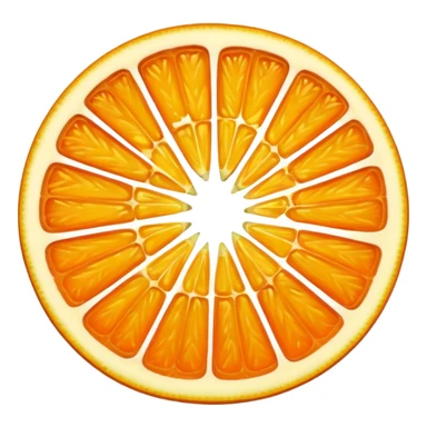 bergamot slice sticker