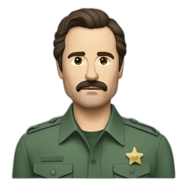 Steve Murphy Narcos sticker