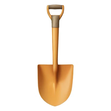 Natural small garden shovel sticker